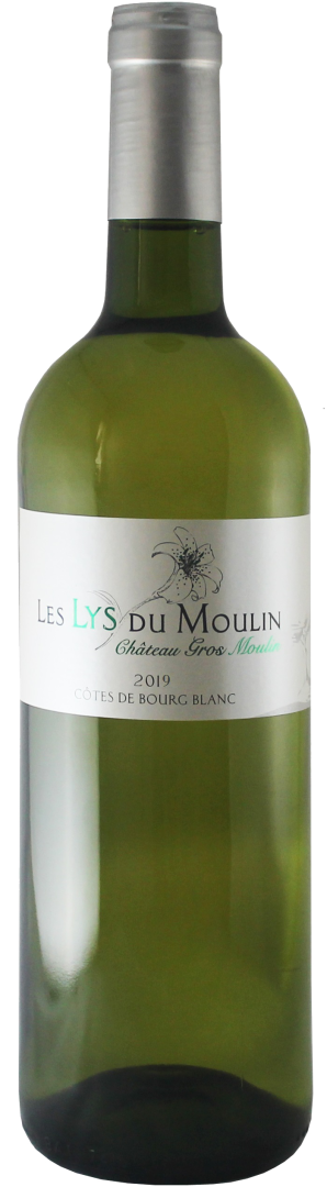 Chateau Gros Moulin - Lys du Moulin Cotes de Bourg Blanc 2023