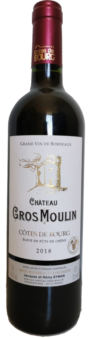 Chateau Gros Moulin - Chateau Gros Moulin Rouge Cotes de Bourg 2022