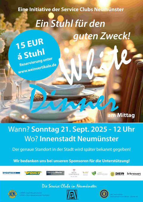 White Dinner Neumünster - Benefiz-Event